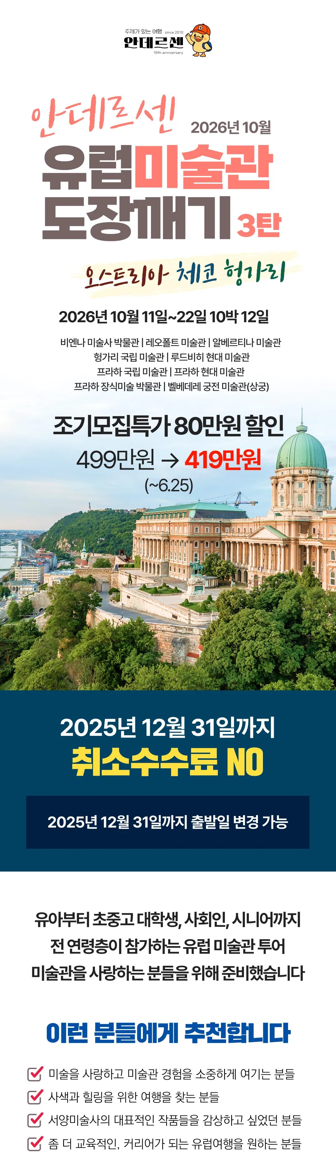 유럽미술관도장깨기 동유럽 1