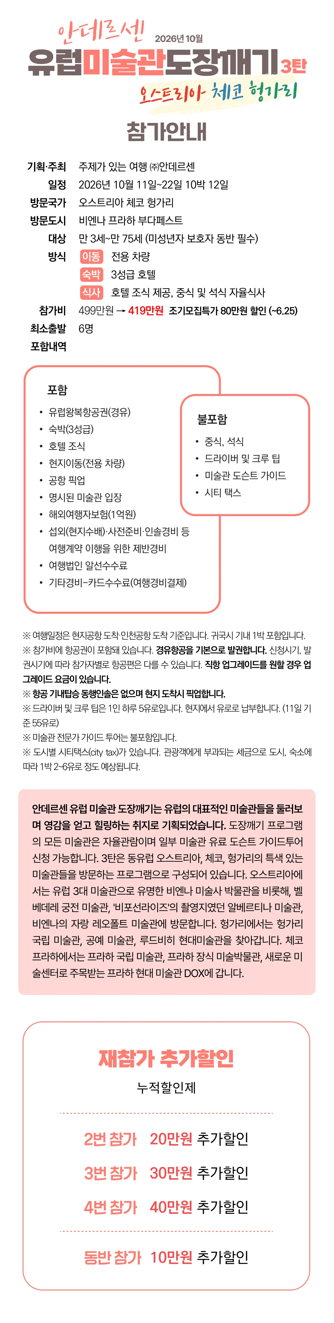 유럽미술관도장깨기 동유럽 2
