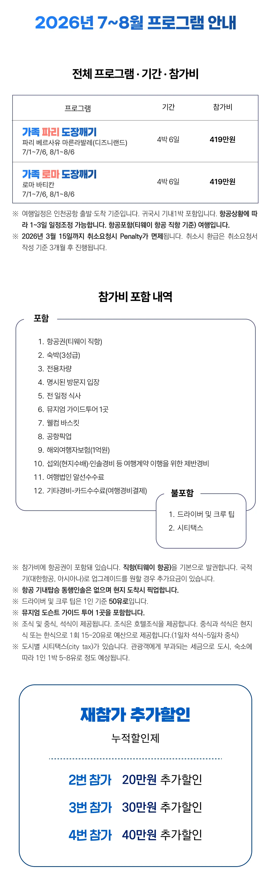 가족파리/로마 도장깨기 2