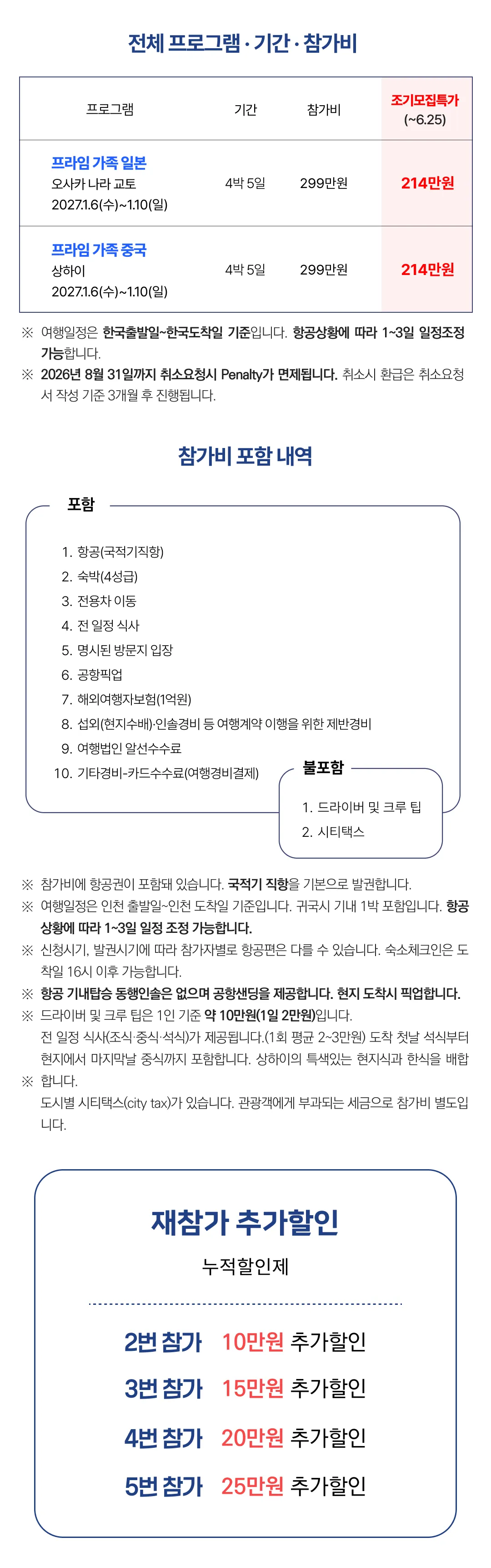 프라임 가족일본/중국여행 2