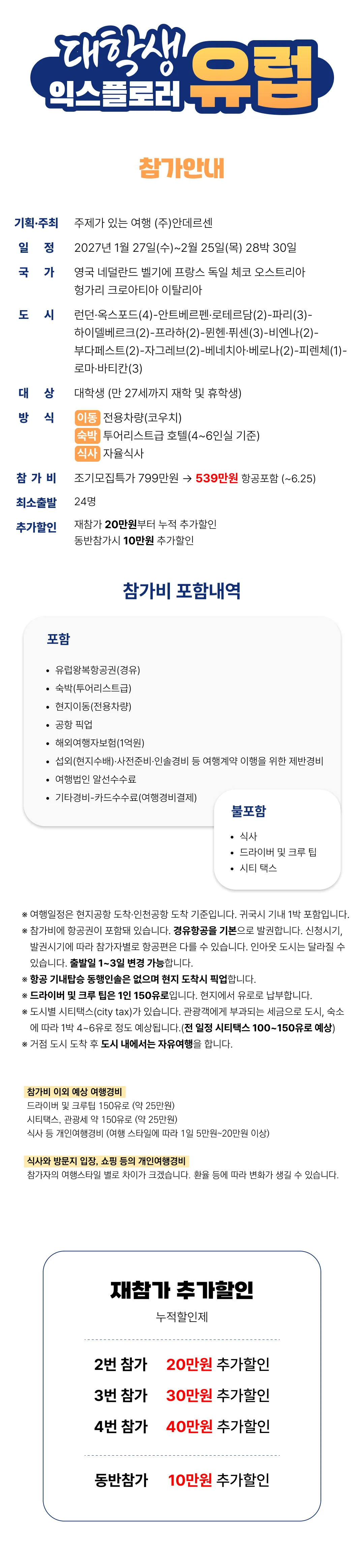 대학생 익스플로러유럽 30일간의 유럽일주 2